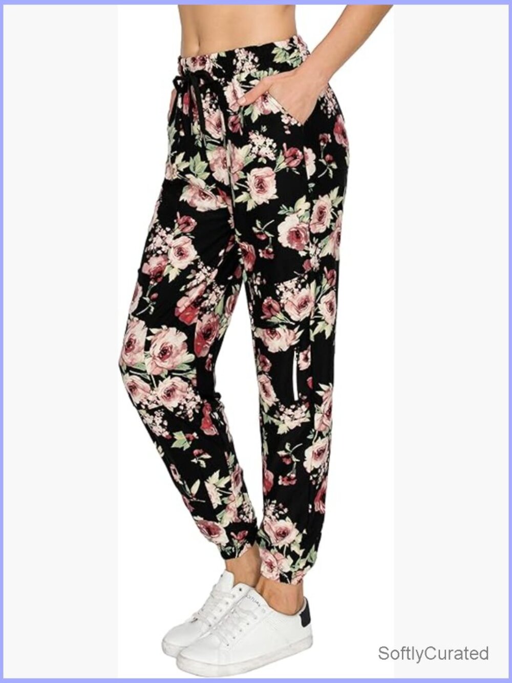 Soft Jogger Sweatpants with Pockets - Full & Capri Length